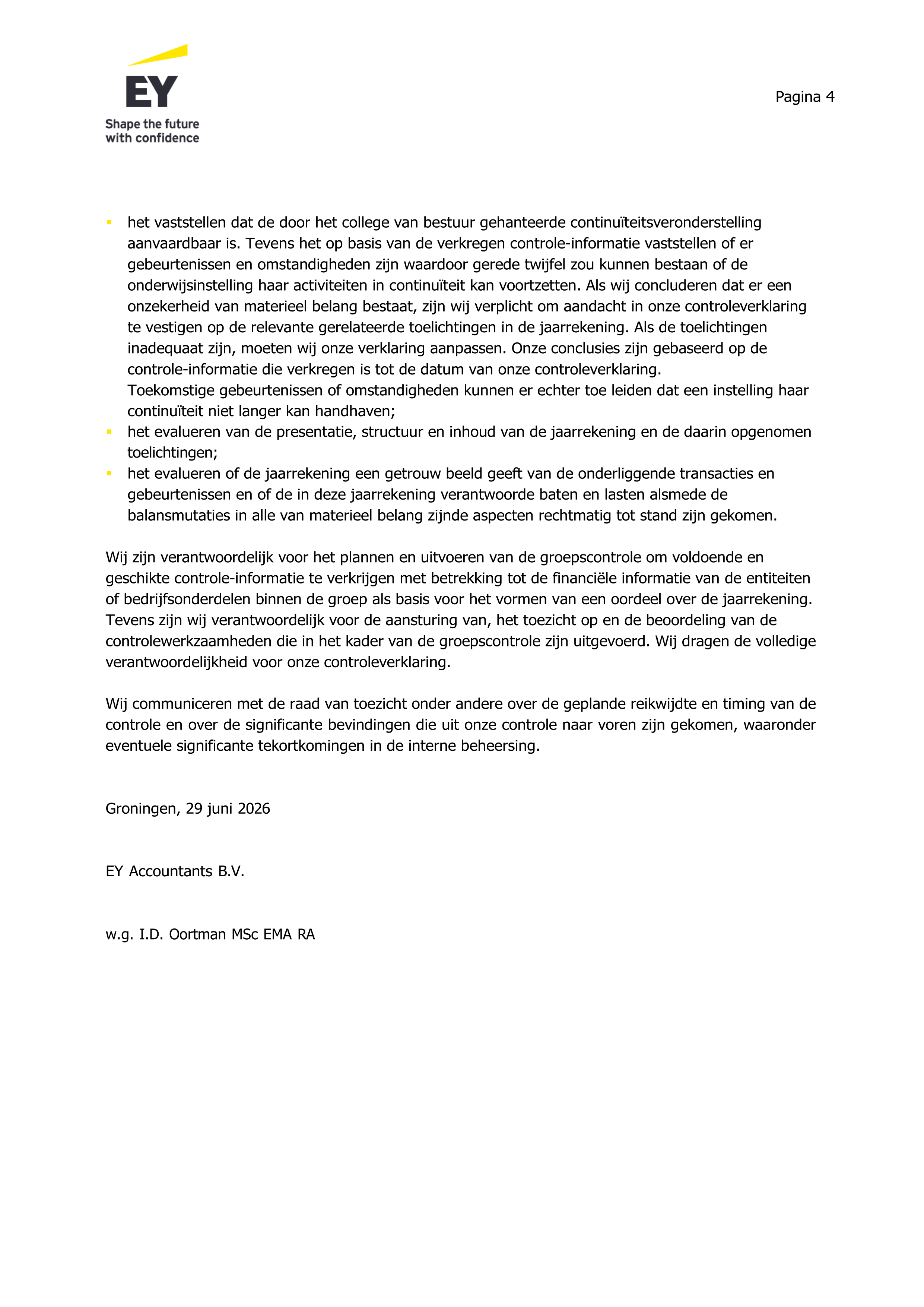 Controleverklaring pagina 4